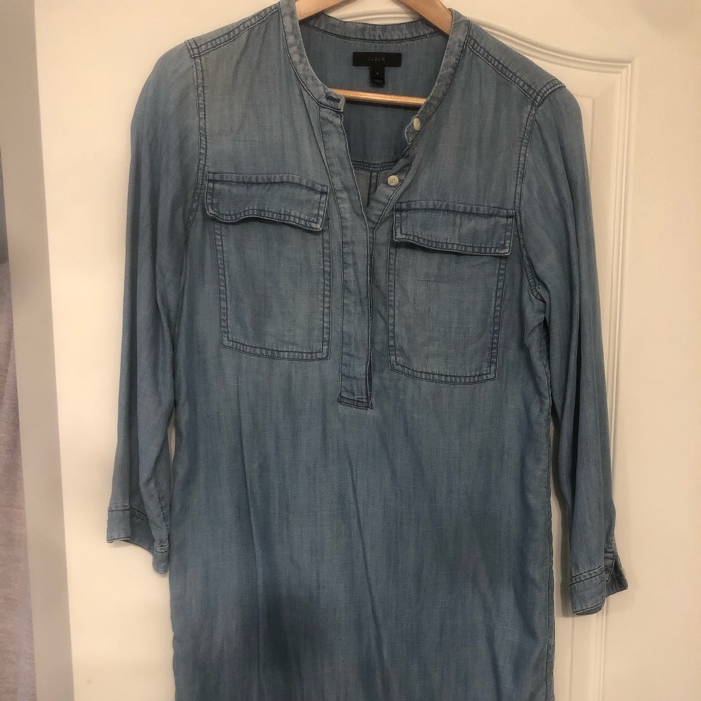 Jcrew chambray dress size 6